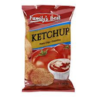 Family's Best Ketchup Chips 18 X 130g