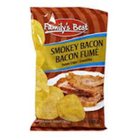 Family's Best Smokey Bacon Chips 18 X 130g